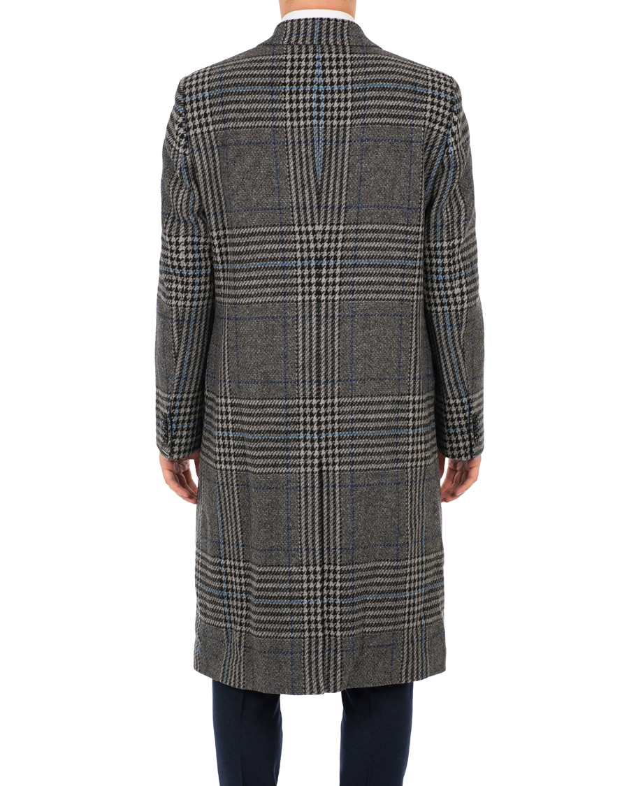 Herre | Jakker | J.Lindeberg | James Wool Prince of Wales Coat Wonder Blue