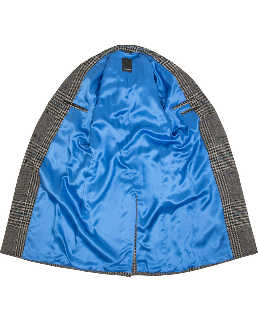Herre | Jakker | J.Lindeberg | James Wool Prince of Wales Coat Wonder Blue