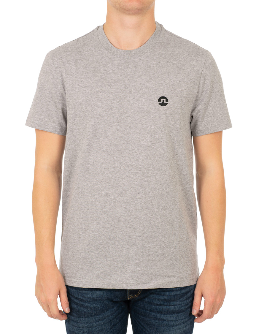 Herre | T-Shirts | J.Lindeberg | Bridge Crew Neck Tee Grey