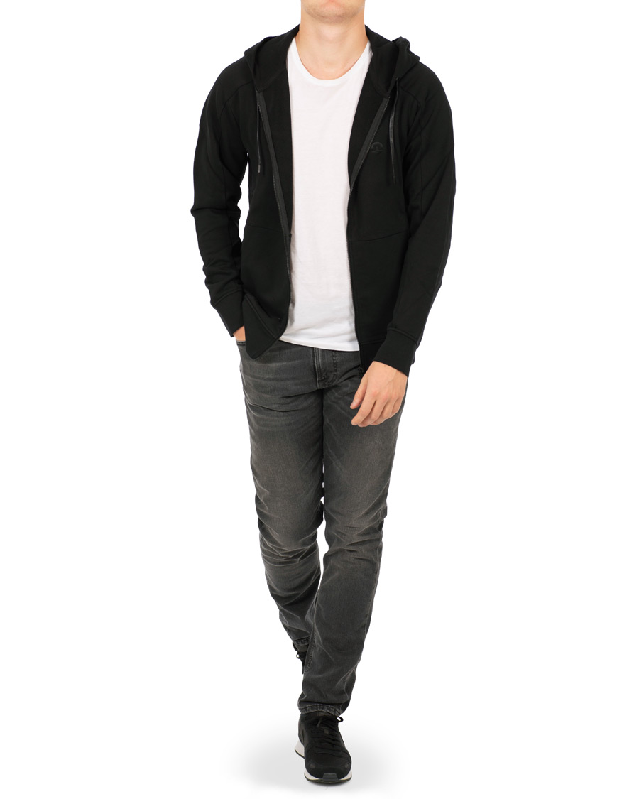 Herre | Gensere | J.Lindeberg | Throw Full Zip Hoodie Black