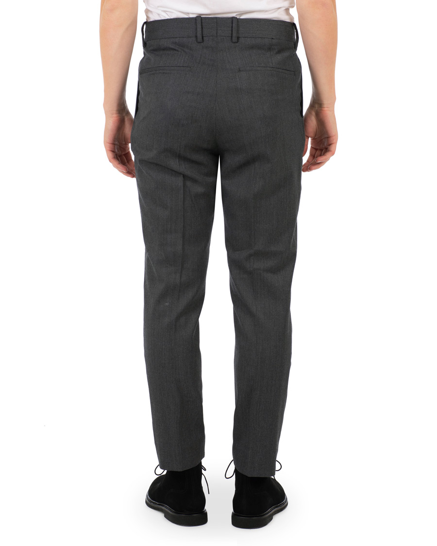 Herre | Bukser | J.Lindeberg | Mike Pleated Trousers Grey Melange