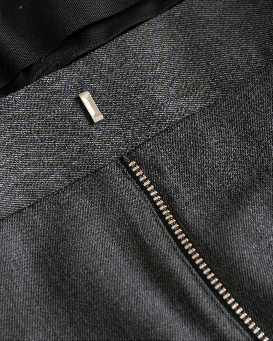 Herre | Bukser | J.Lindeberg | Mike Pleated Trousers Grey Melange