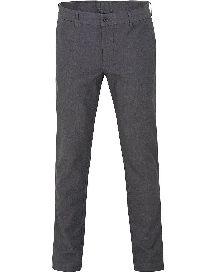 Herre | Bukser | J.Lindeberg | Chaze Flannel Twill Trousers Midnight