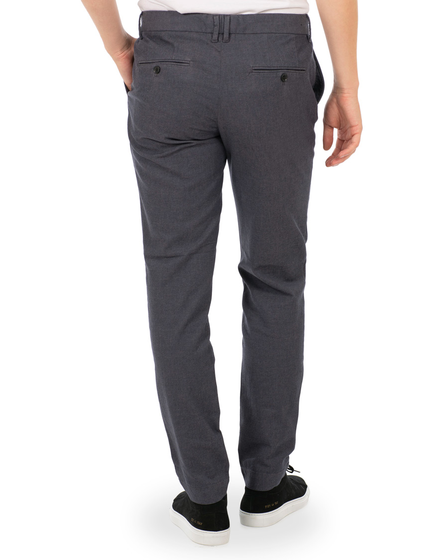Herre | Bukser | J.Lindeberg | Chaze Flannel Twill Trousers Midnight