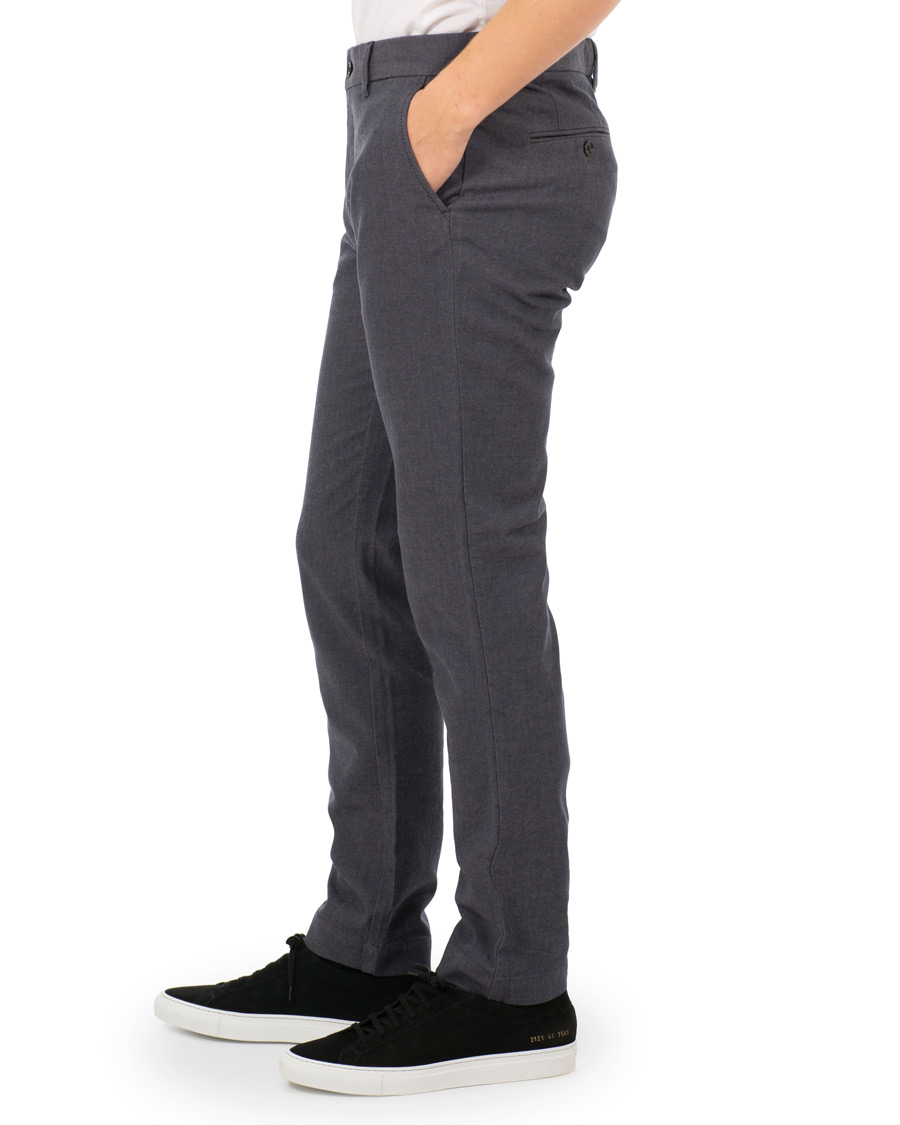 Herre | Bukser | J.Lindeberg | Chaze Flannel Twill Trousers Midnight