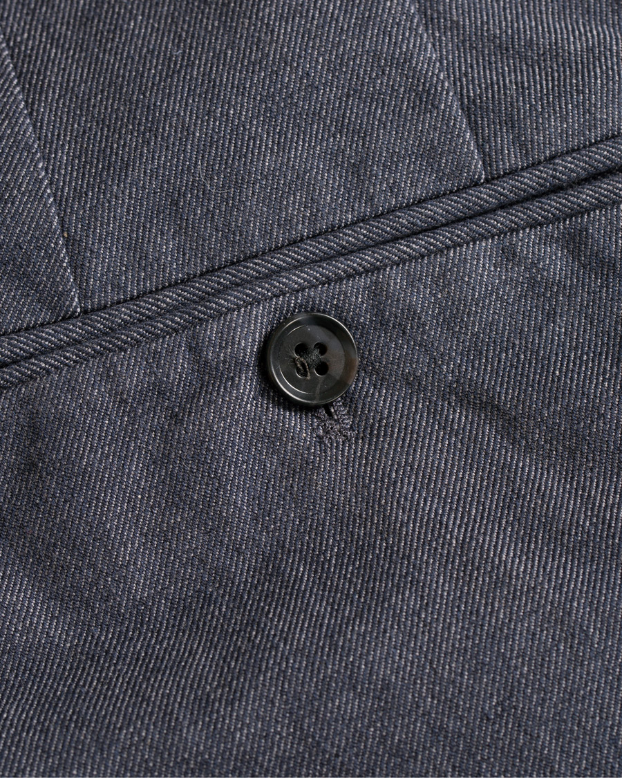 Herre | Bukser | J.Lindeberg | Chaze Flannel Twill Trousers Midnight