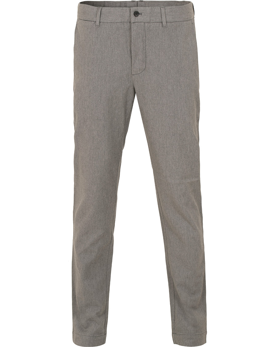 Herre | Bukser | J.Lindeberg | Chaze Flannel Twill Trousers Grey Melange