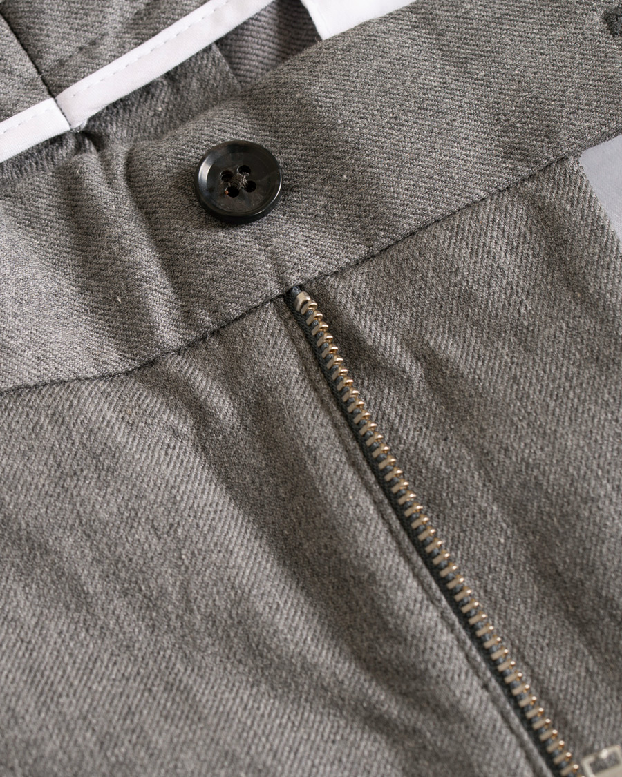 Herre | Bukser | J.Lindeberg | Chaze Flannel Twill Trousers Grey Melange