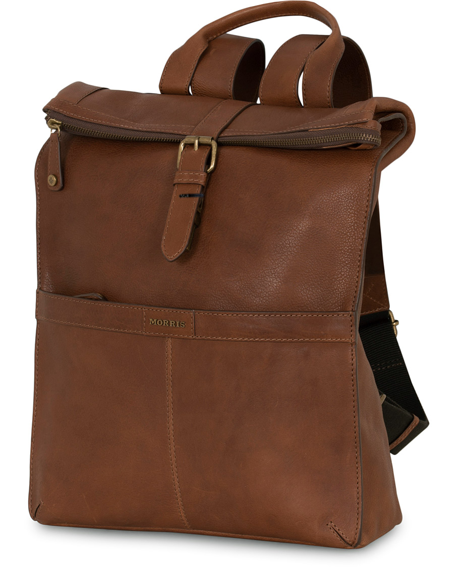Herre | Vesker | Morris | Leather Backpack Cognac