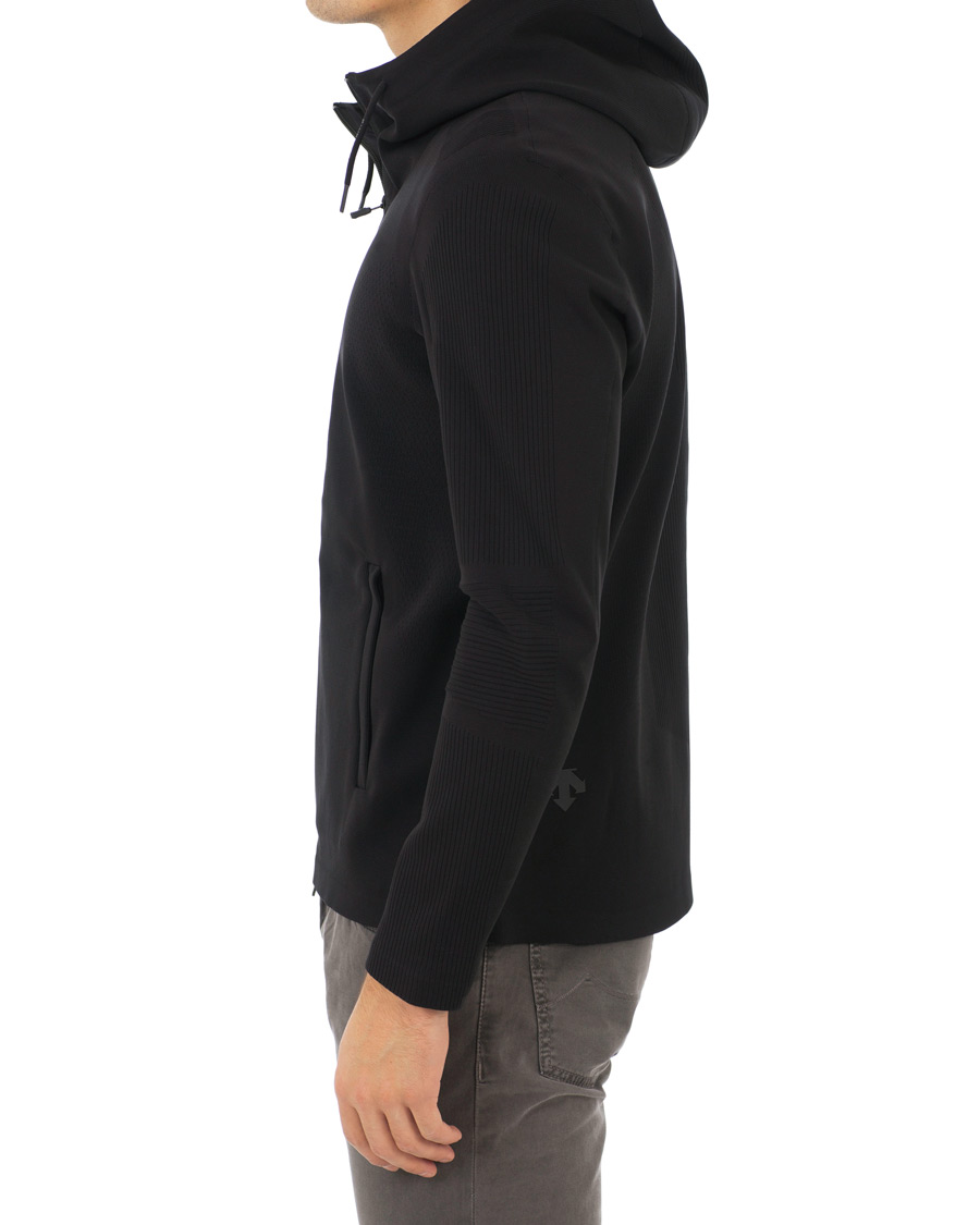 Herre | Gensere | Descente Allterrain | Crescent Fusionknit Hoodie Jacket Black