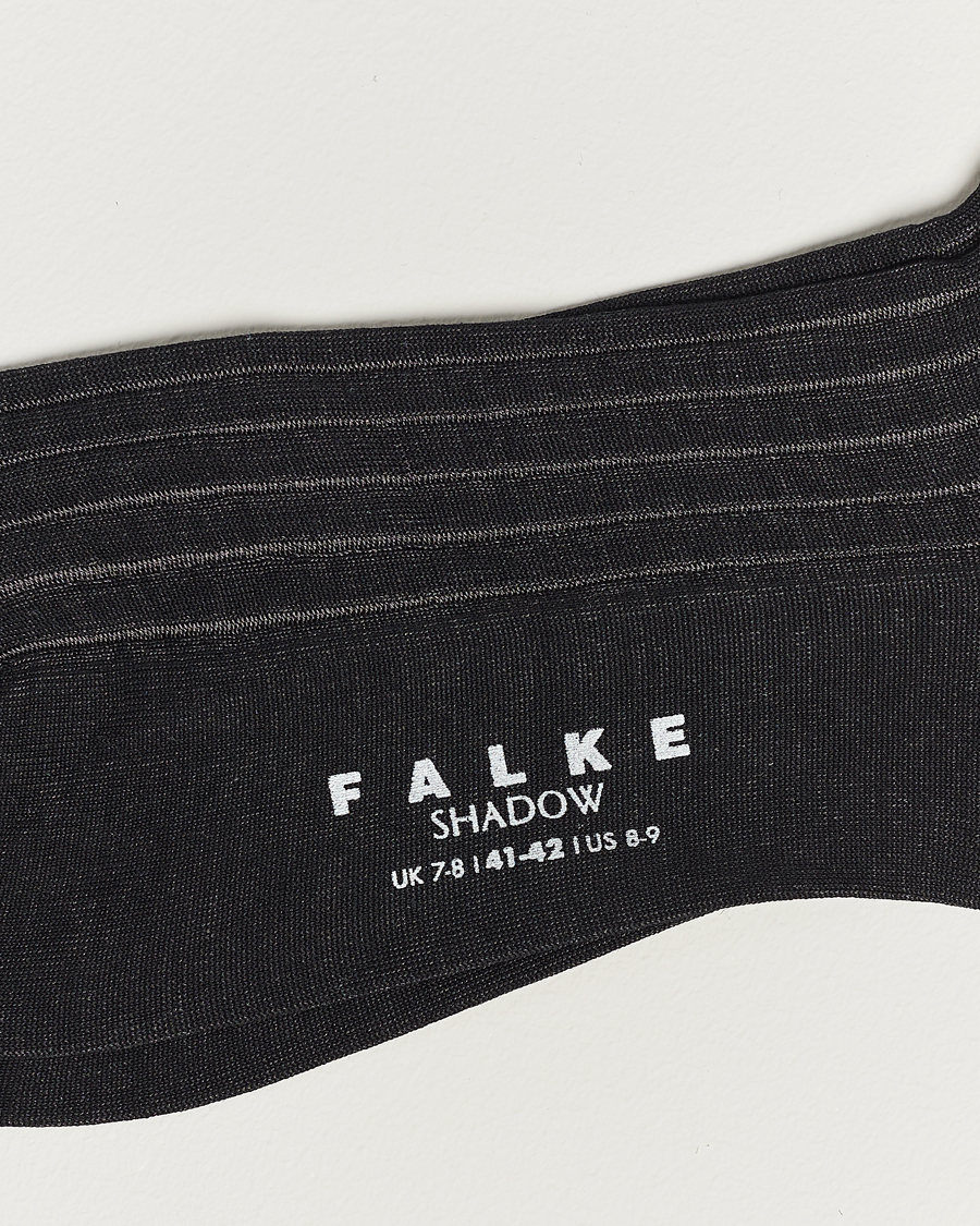 Herre | Klær | Falke | Shadow Stripe Sock Grey/White