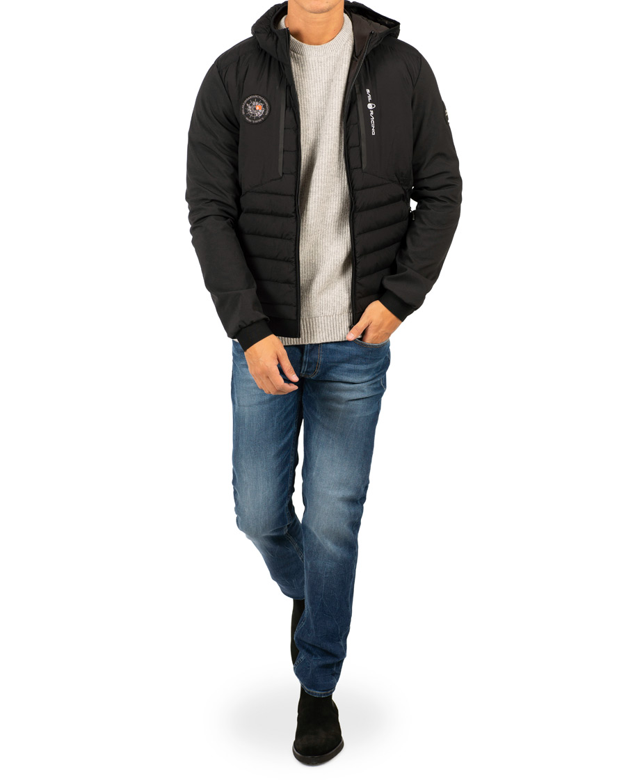 Herre | Jakker | Sail Racing | Antarctica Hybrid Hooded Jacket Carbon