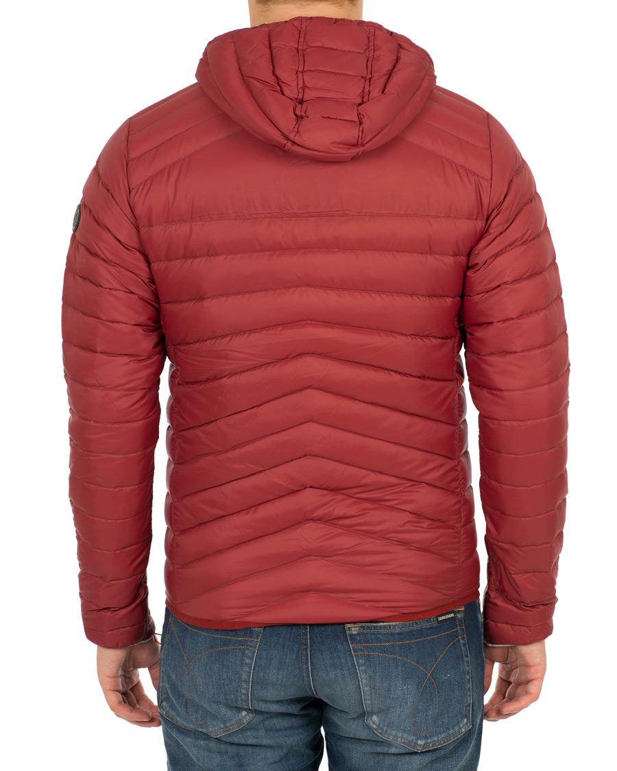 Herre | Jakker | Sail Racing | Link Down Hooded Jacket Burgundy Red