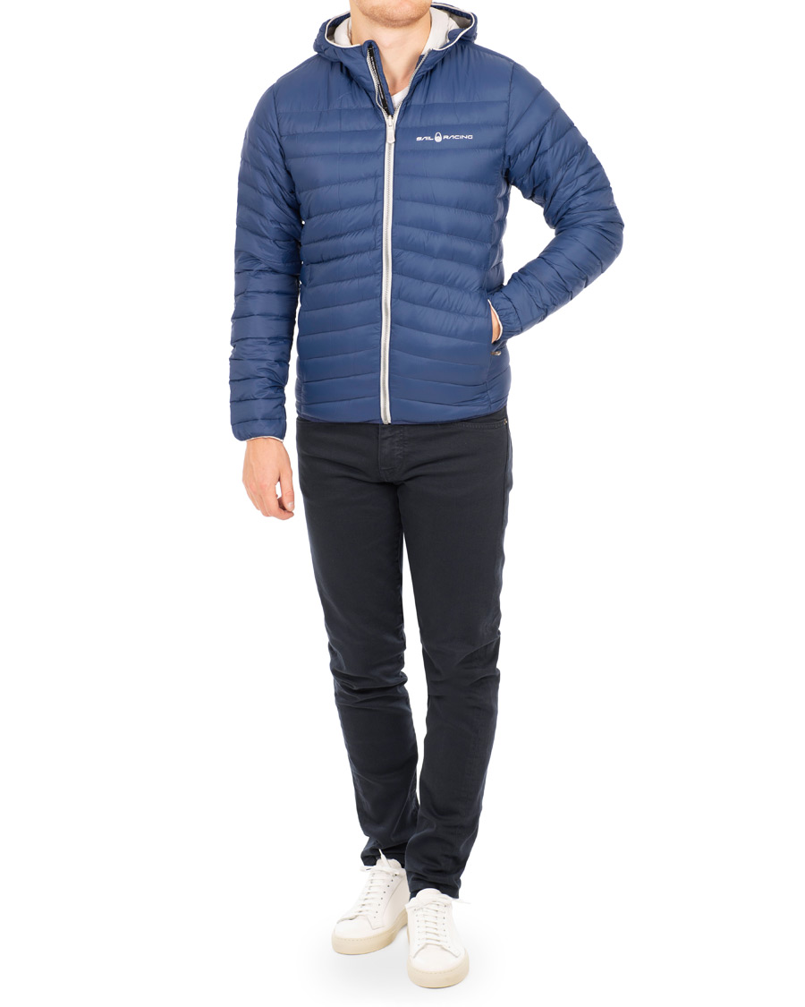 Herre | Jakker | Sail Racing | Link Down Hooded Jacket Storm Blue