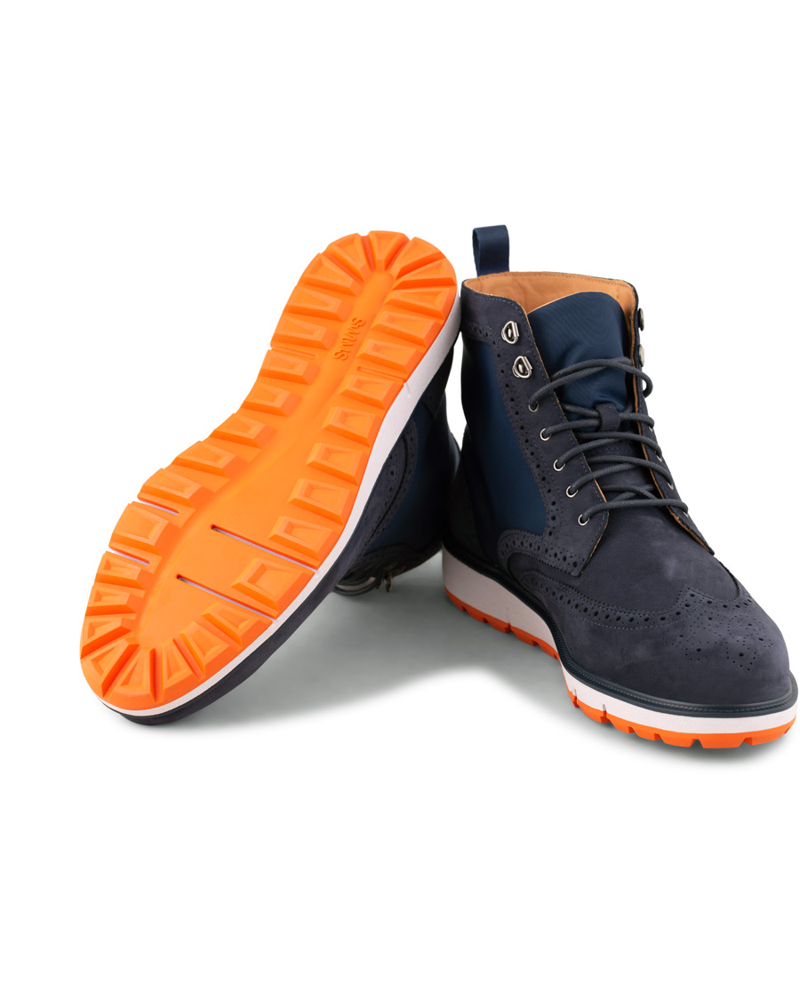 Herre | Swims Motion Wing Tip Boot Navy | Swims | Motion Wing Tip Boot Navy