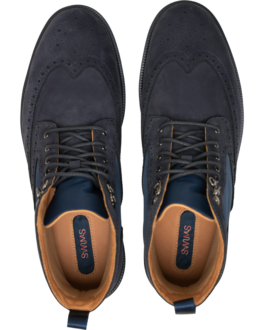 Herre | Swims Motion Wing Tip Boot Navy | Swims | Motion Wing Tip Boot Navy