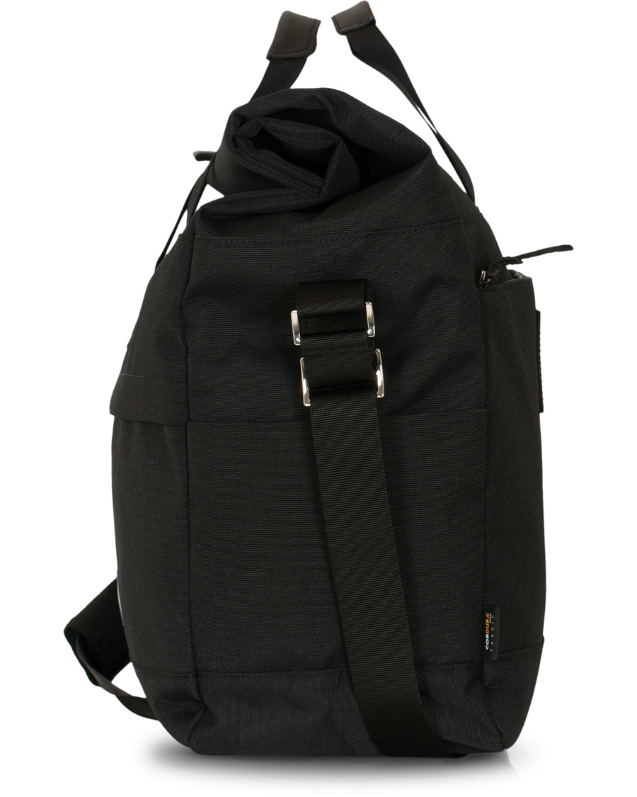 Herre | Vesker | Sandqvist | Tor Cordura Eco Made Roll Top Messenger Bag Black