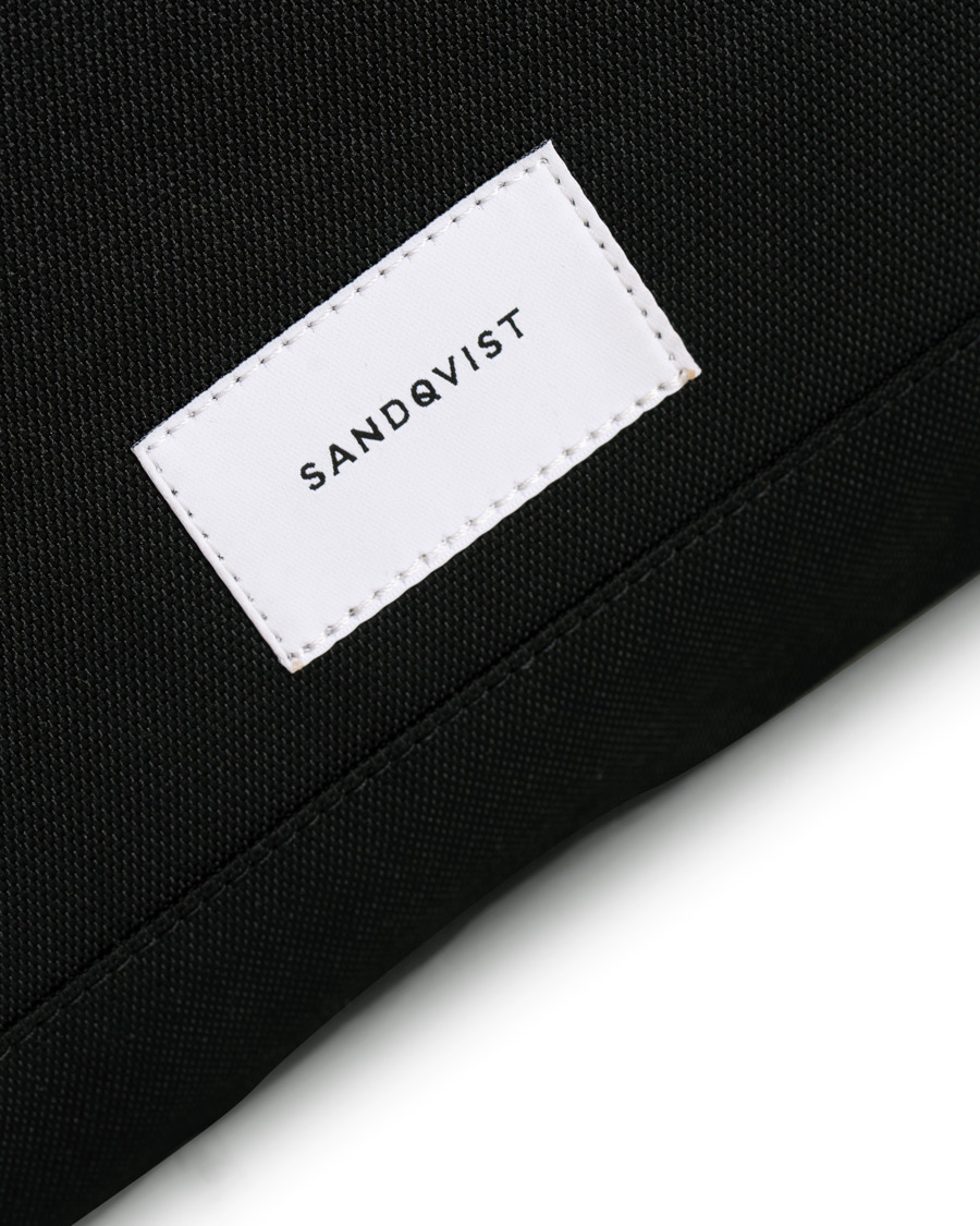 Herre | Vesker | Sandqvist | Tor Cordura Eco Made Roll Top Messenger Bag Black