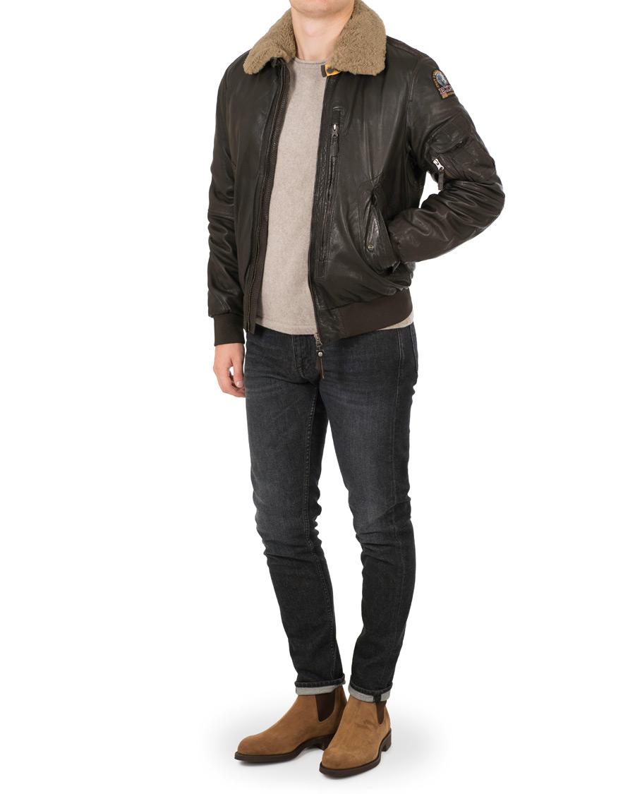 parajumpers josh leather jacket