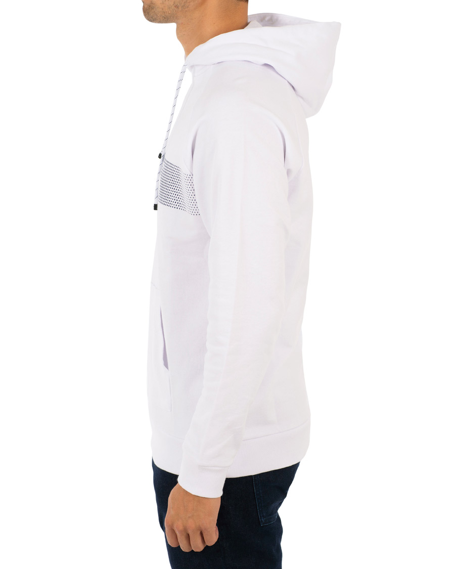 Herre | Gensere | BOSS BLACK | BOSS Logo Hoodie White