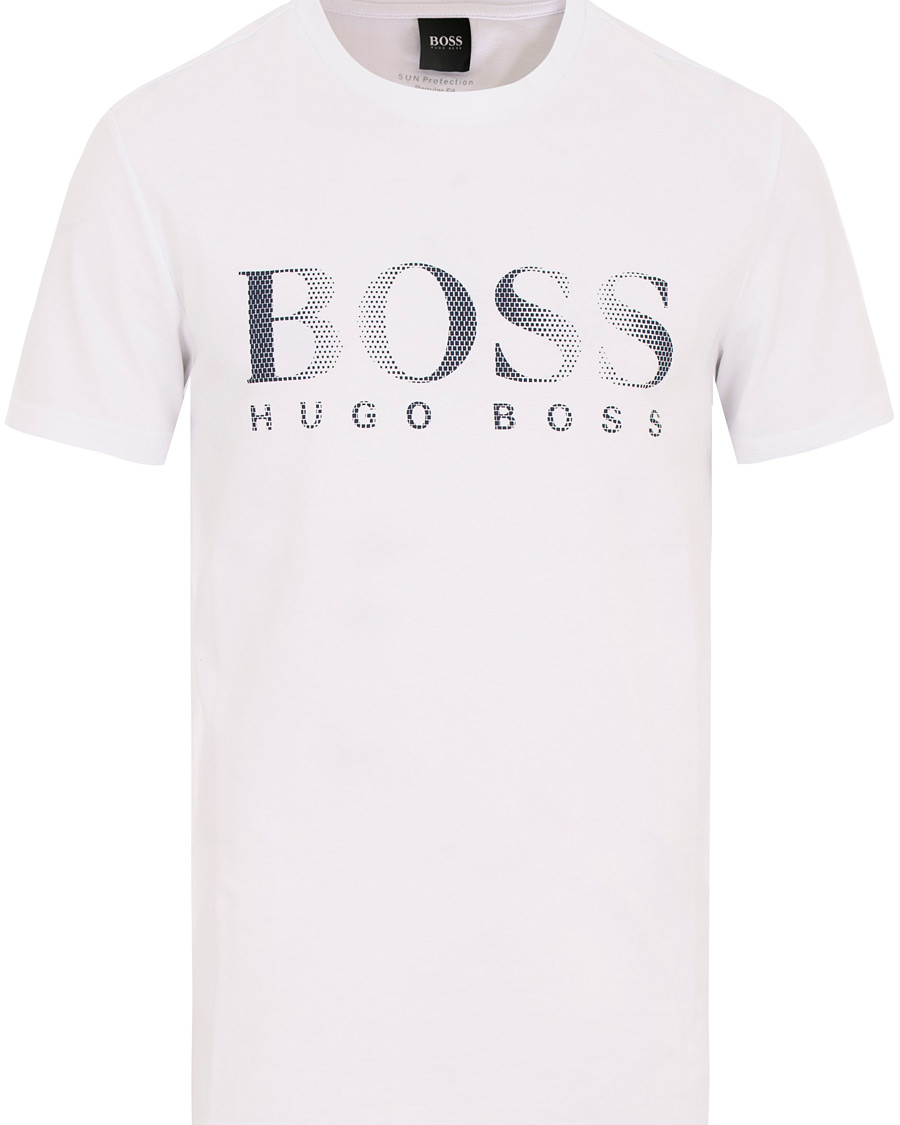 Herre | T-Shirts | BOSS BLACK | BOSS Logo T-shirt White