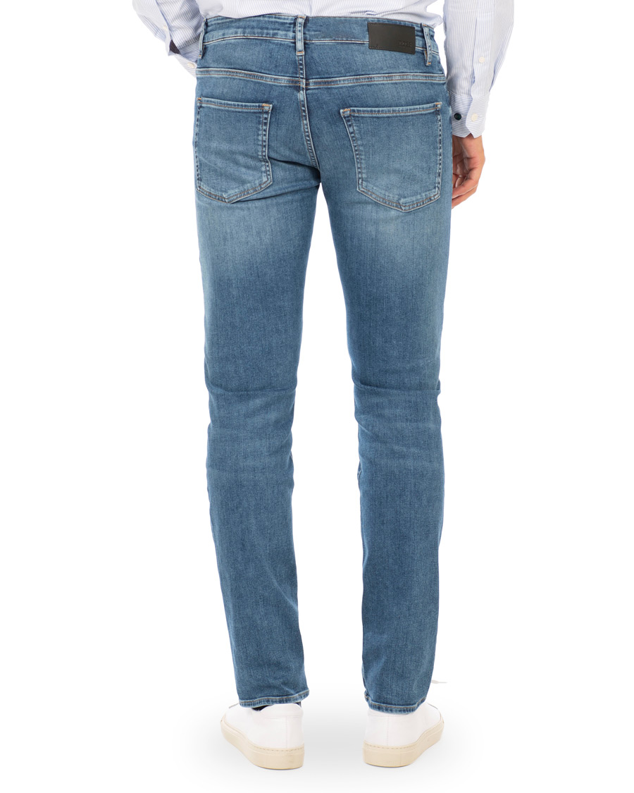 Herre | Jeans | BOSS BLACK | BOSS Delaware Candiani Stretch Jeans Light Blue