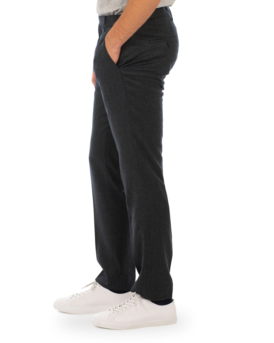 Herre | Bukser | BOSS BLACK | BOSS Gains Washable Stretch Flannel Trousers Open Grey