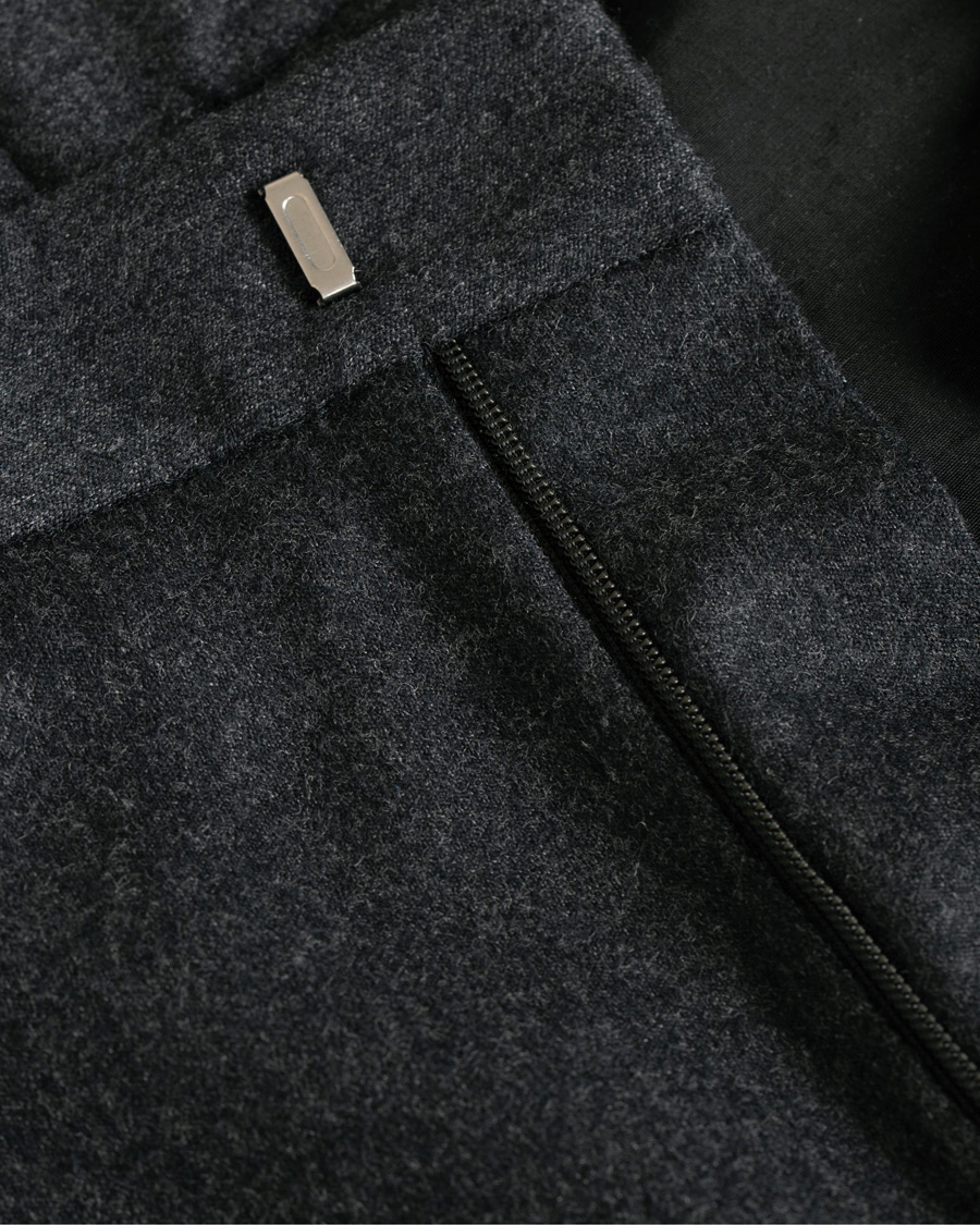 Herre | Bukser | BOSS BLACK | BOSS Gains Washable Stretch Flannel Trousers Open Grey