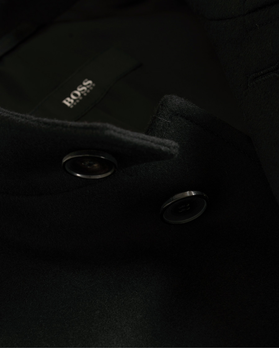 Herre | Jakker | BOSS BLACK | BOSS Sintrax Wool/Cashmere Coat Black