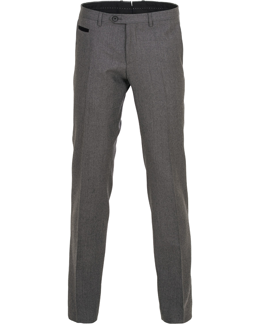 Herre | Bukser | BOSS BLACK | BOSS Wilhelm Wool Trousers Open Grey
