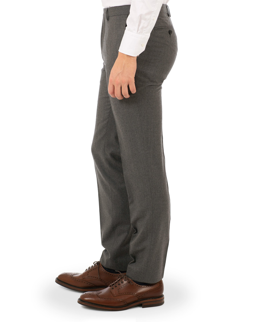 Herre | Bukser | BOSS BLACK | BOSS Wilhelm Wool Trousers Open Grey