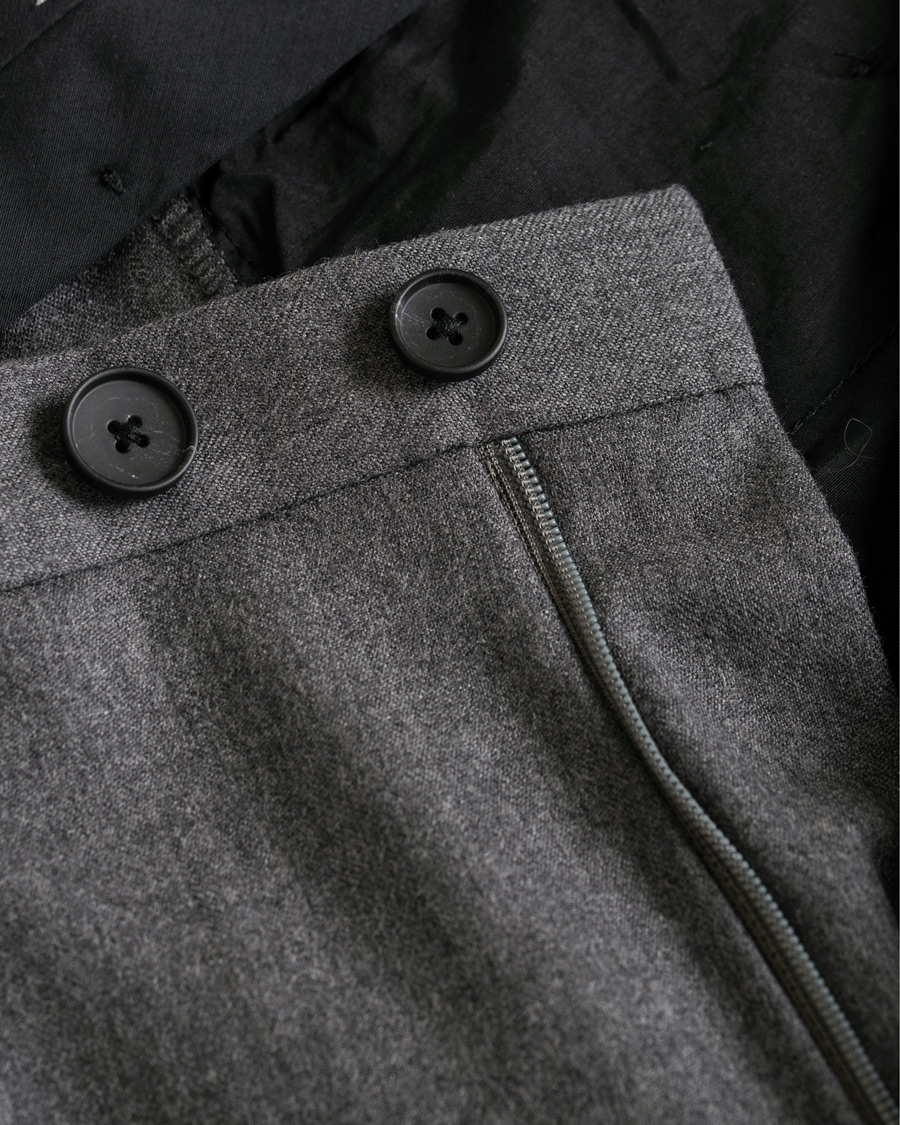 Herre | Bukser | BOSS BLACK | BOSS Wilhelm Wool Trousers Open Grey