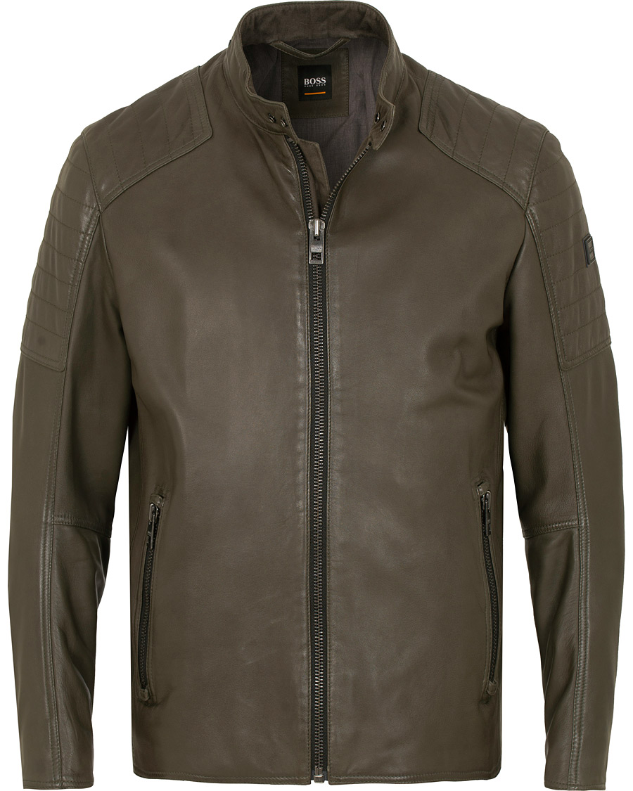 Boss jaysee leather jacket shop