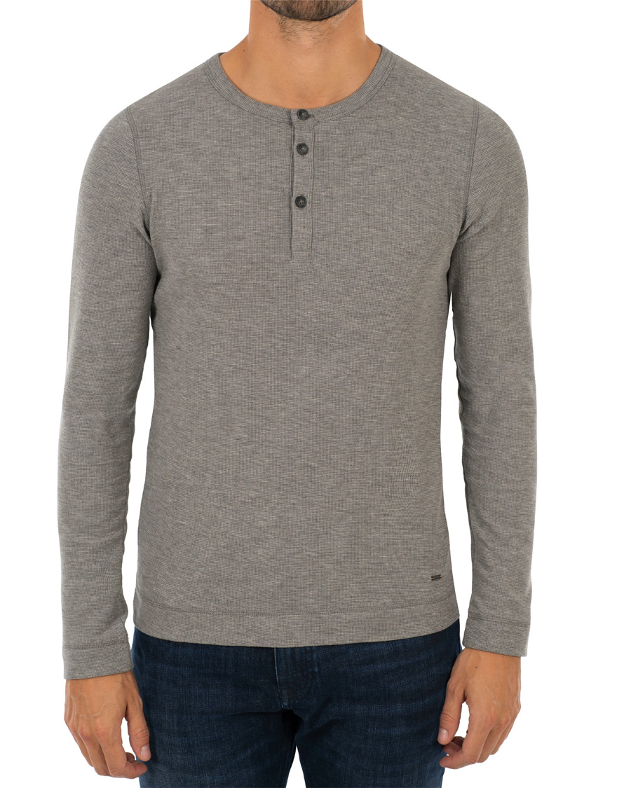 Herre | Gensere | BOSS ORANGE | BOSS Casual Trix Grandpa Sweater Light Grey