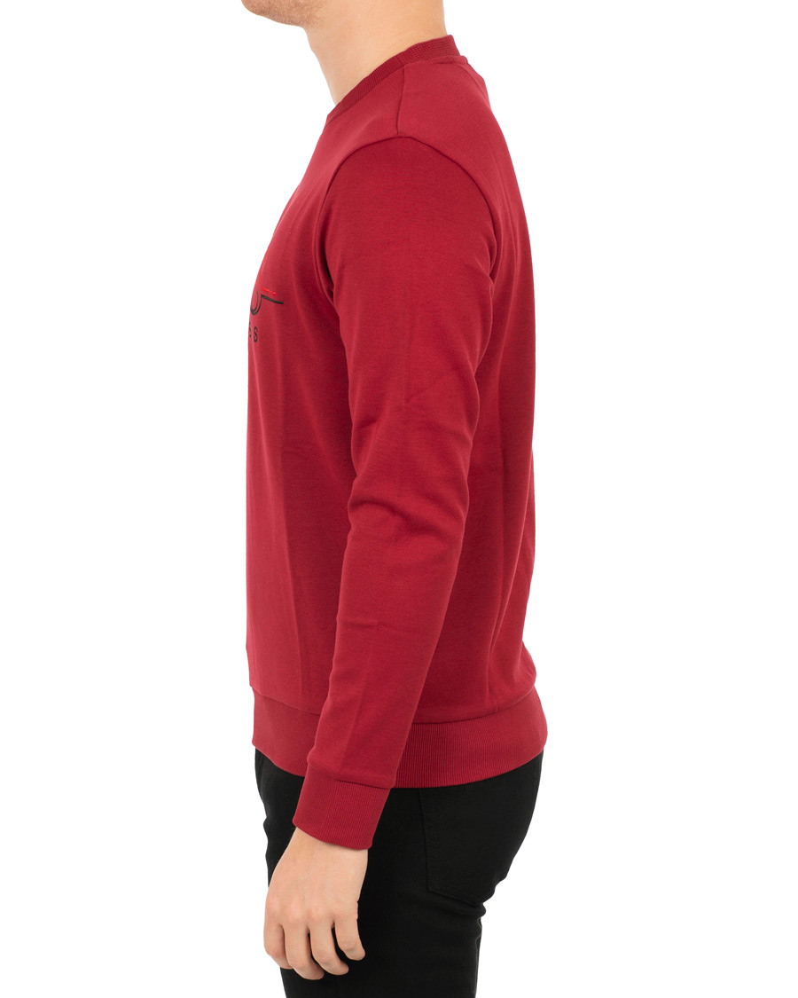 Herre | Gensere | BOSS GREEN | BOSS Athleisure Salbo Crew Neck Sweatshirt Rhubarb Red