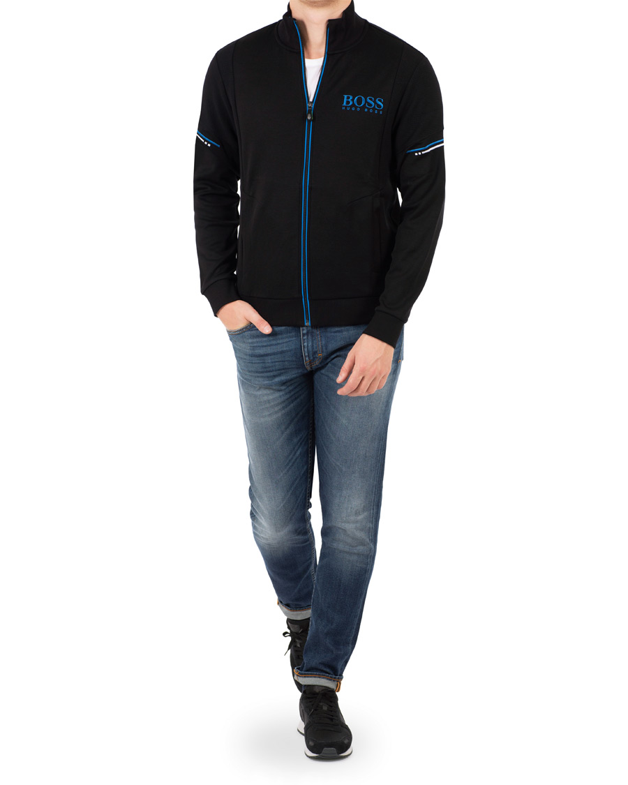 Herre | Gensere | BOSS GREEN | BOSS Athleisure Skaz Full Zip Black