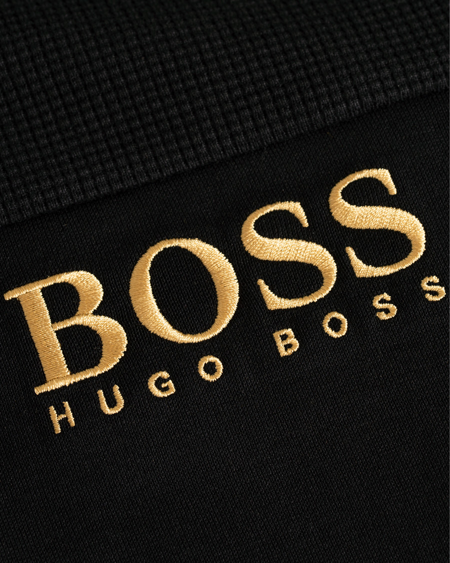 Herre | Gensere | BOSS GREEN | BOSS Athleisure Saggy Full Zip Hoodie Black