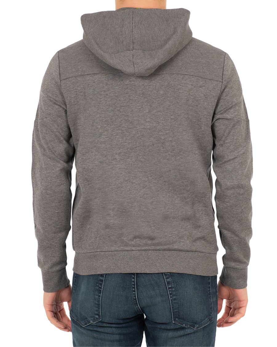 Herre | Gensere | BOSS GREEN | BOSS Athleisure Saggy Full Zip Hoodie Mid Melange