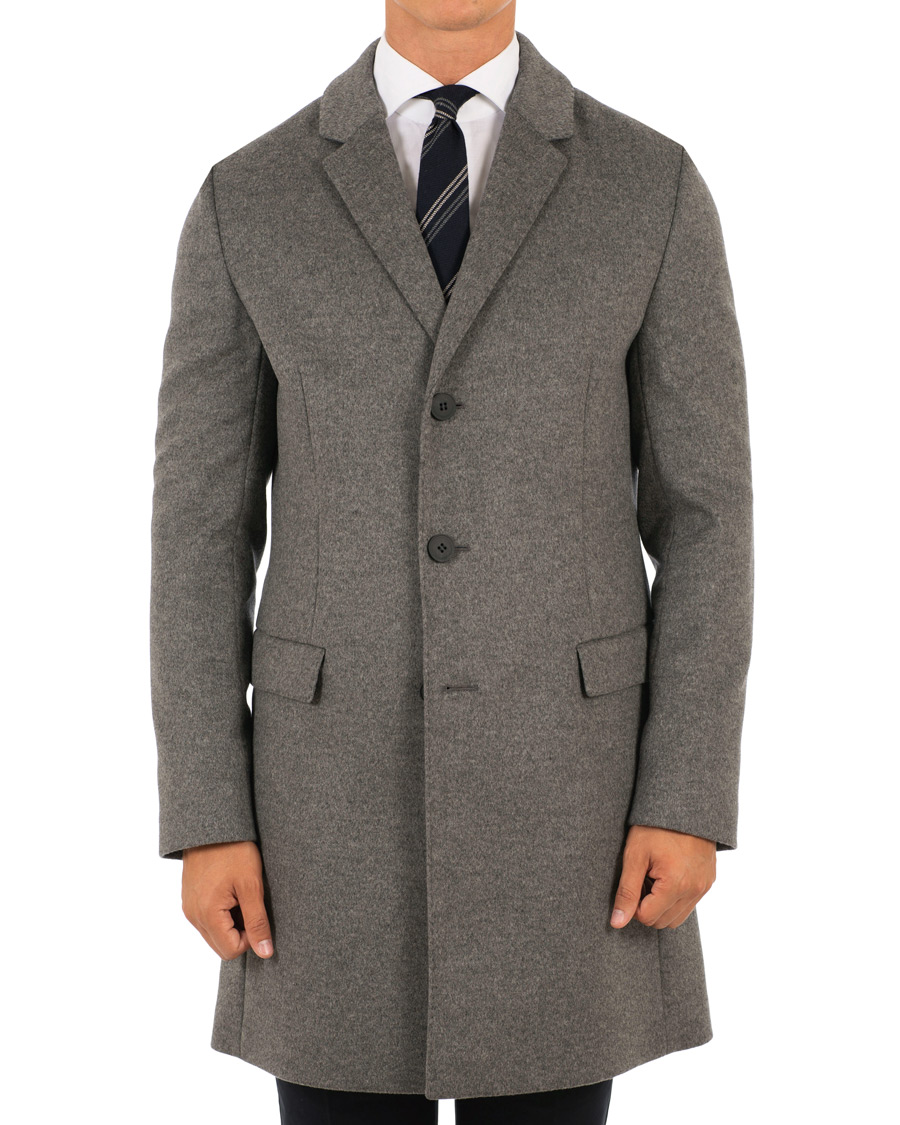 Herre | Jakker | HUGO | Migor Wool/Cashmere Coat Grey