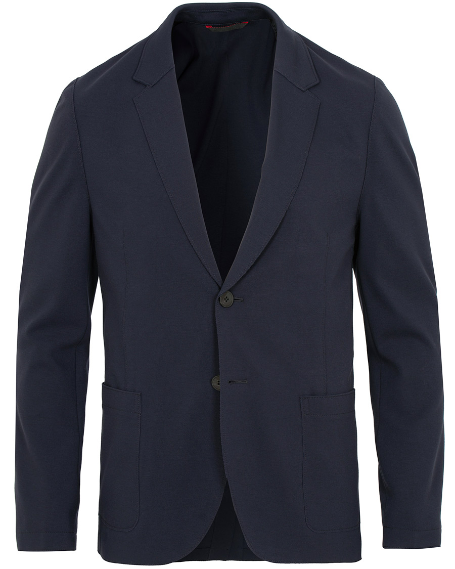 Herre | Dressjakker | HUGO | Agaltu Jersey Blazer Navy