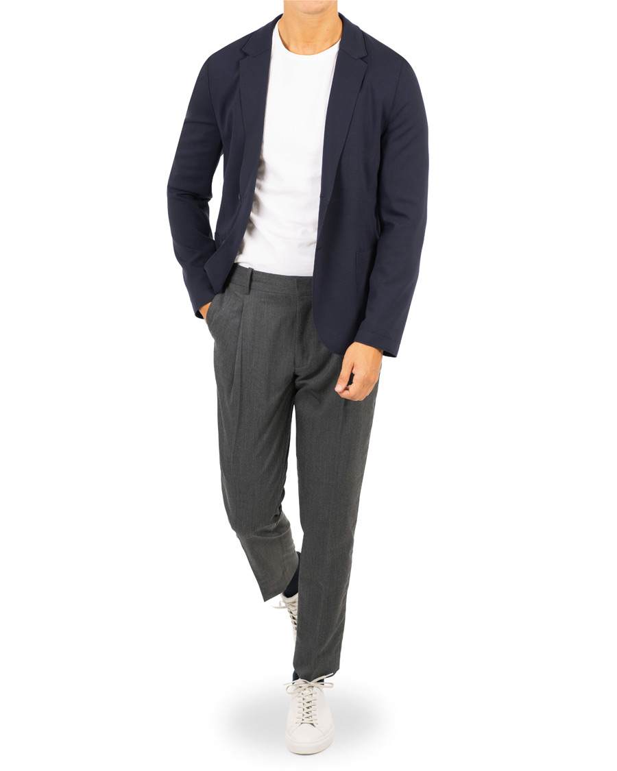 Herre | Dressjakker | HUGO | Agaltu Jersey Blazer Navy