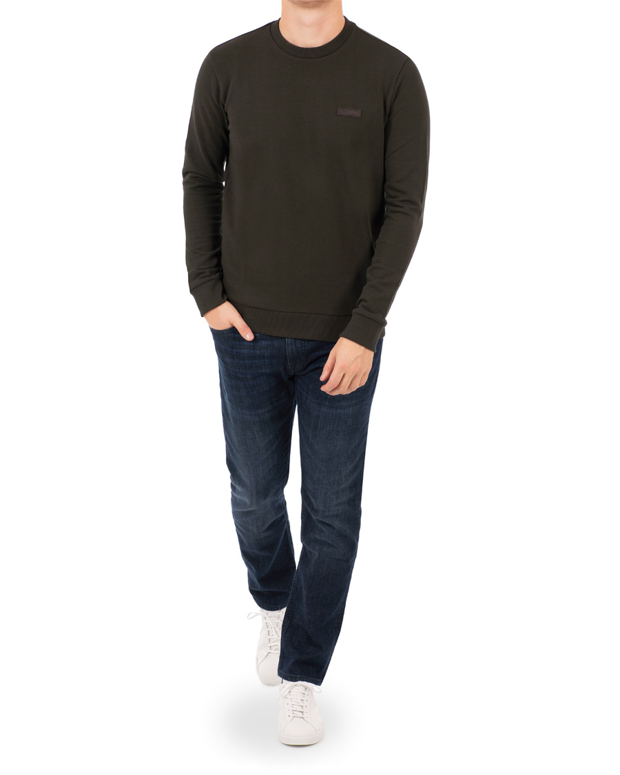 HUGO Drick Crew Neck Sweatshirt Green hos CareOfCarl.no