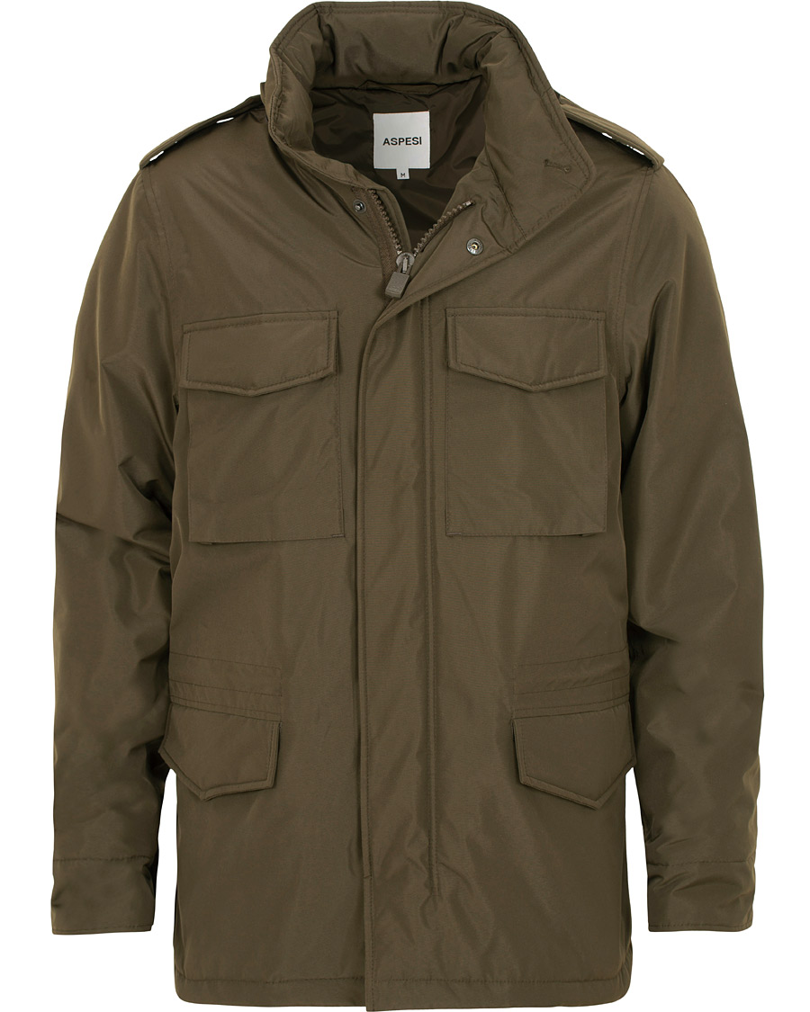 Herre | Jakker | Aspesi | New Field Jacket Nylon Dark Green