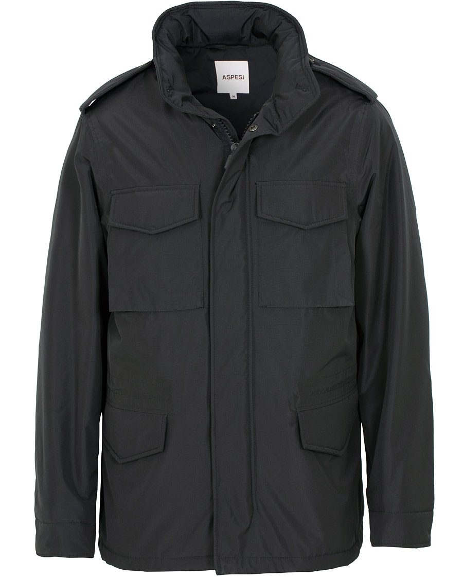 Herre | Jakker | Aspesi | New Field Jacket Nylon Navy