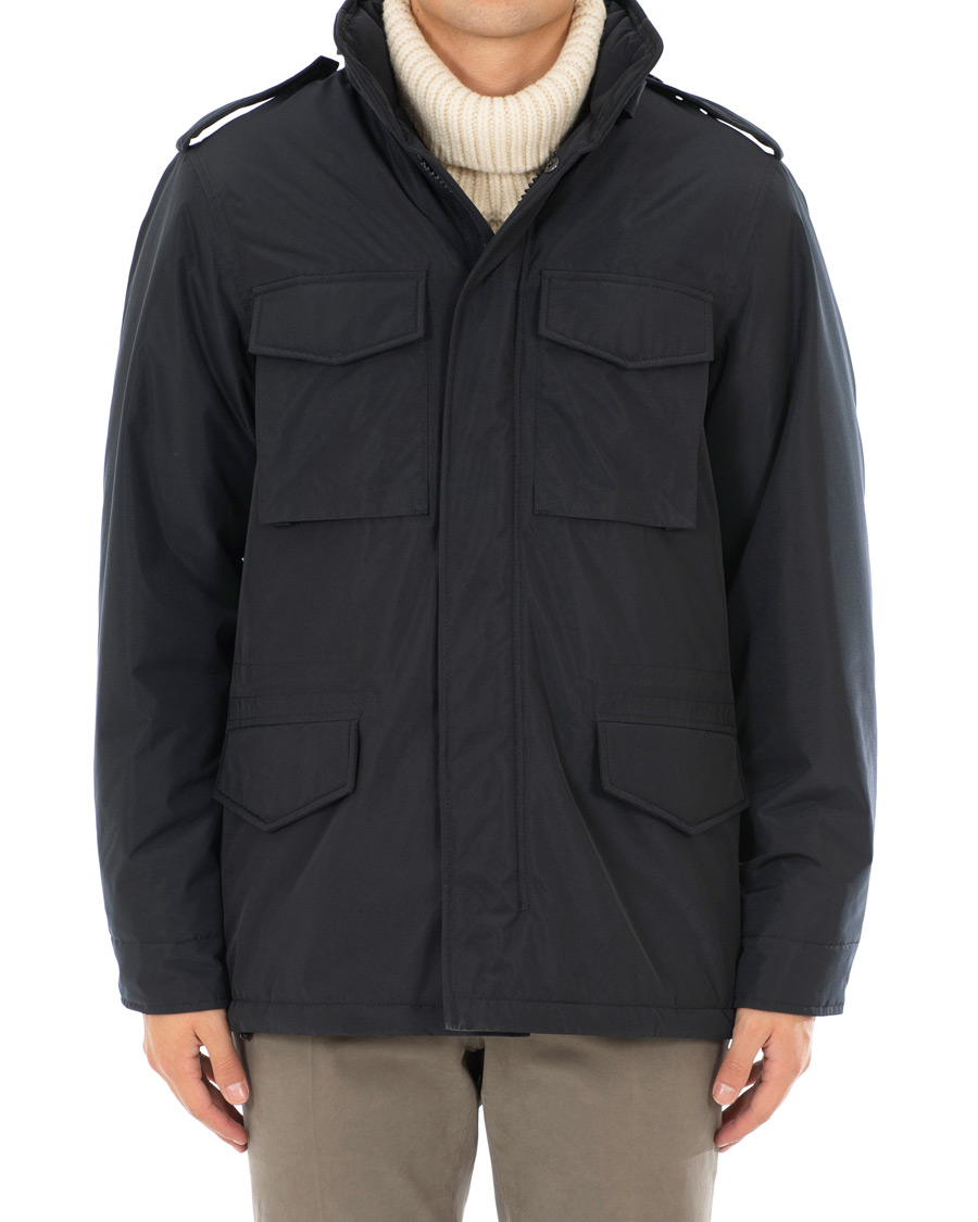Herre | Jakker | Aspesi | New Field Jacket Nylon Navy