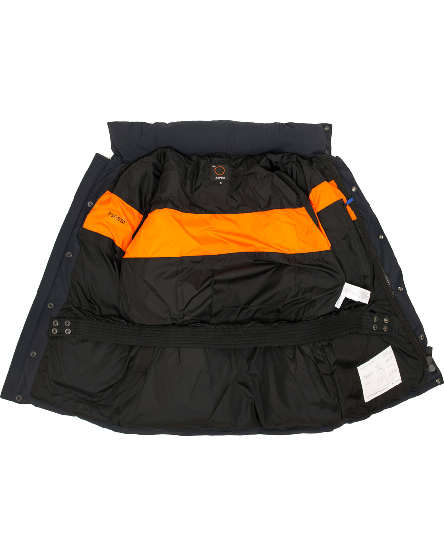 Herre | Jakker | Aspesi | Moschino Down Hooded Jacket Navy