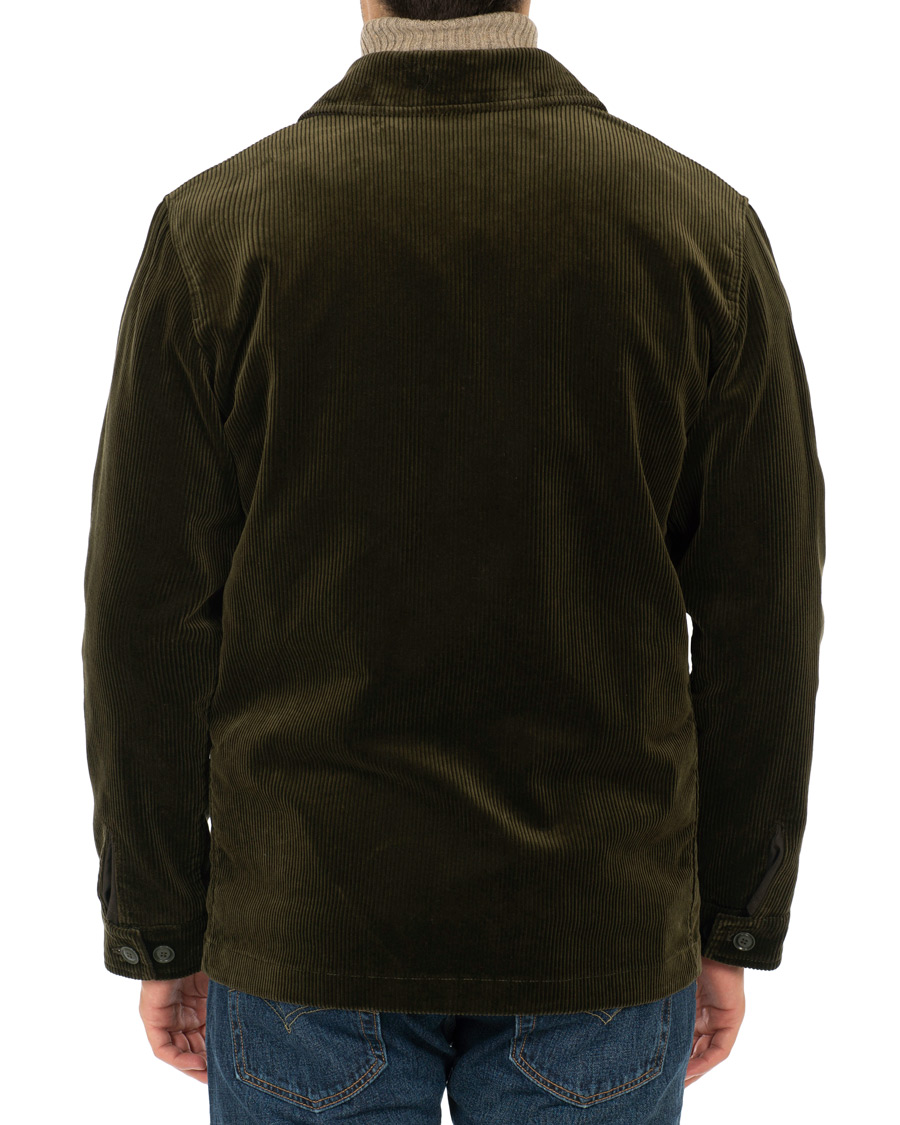 Herre | Jakker | Aspesi | Tigre Heavy Corduroy Workjacket Forest Green