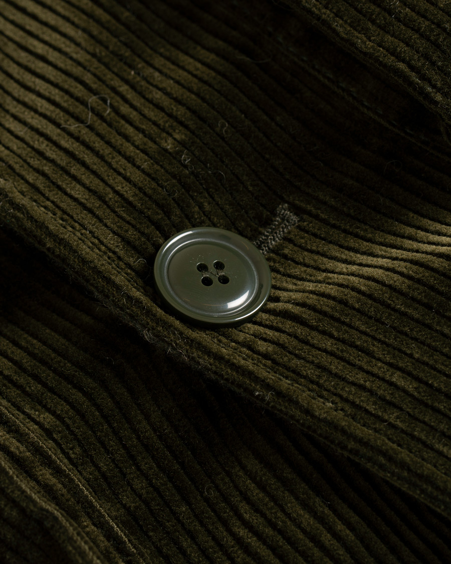 Herre | Jakker | Aspesi | Tigre Heavy Corduroy Workjacket Forest Green