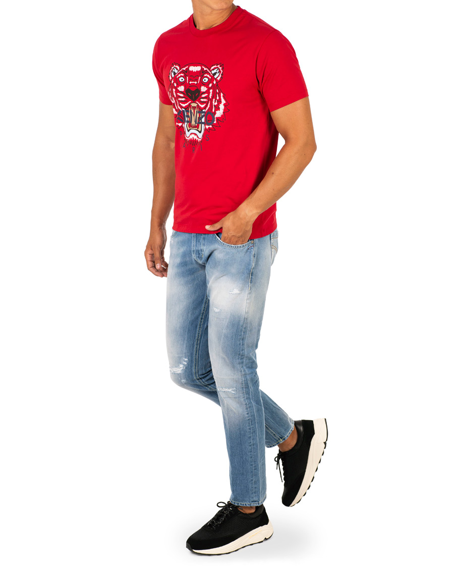 Herre | T-Shirts | KENZO | Tiger T-shirt Red