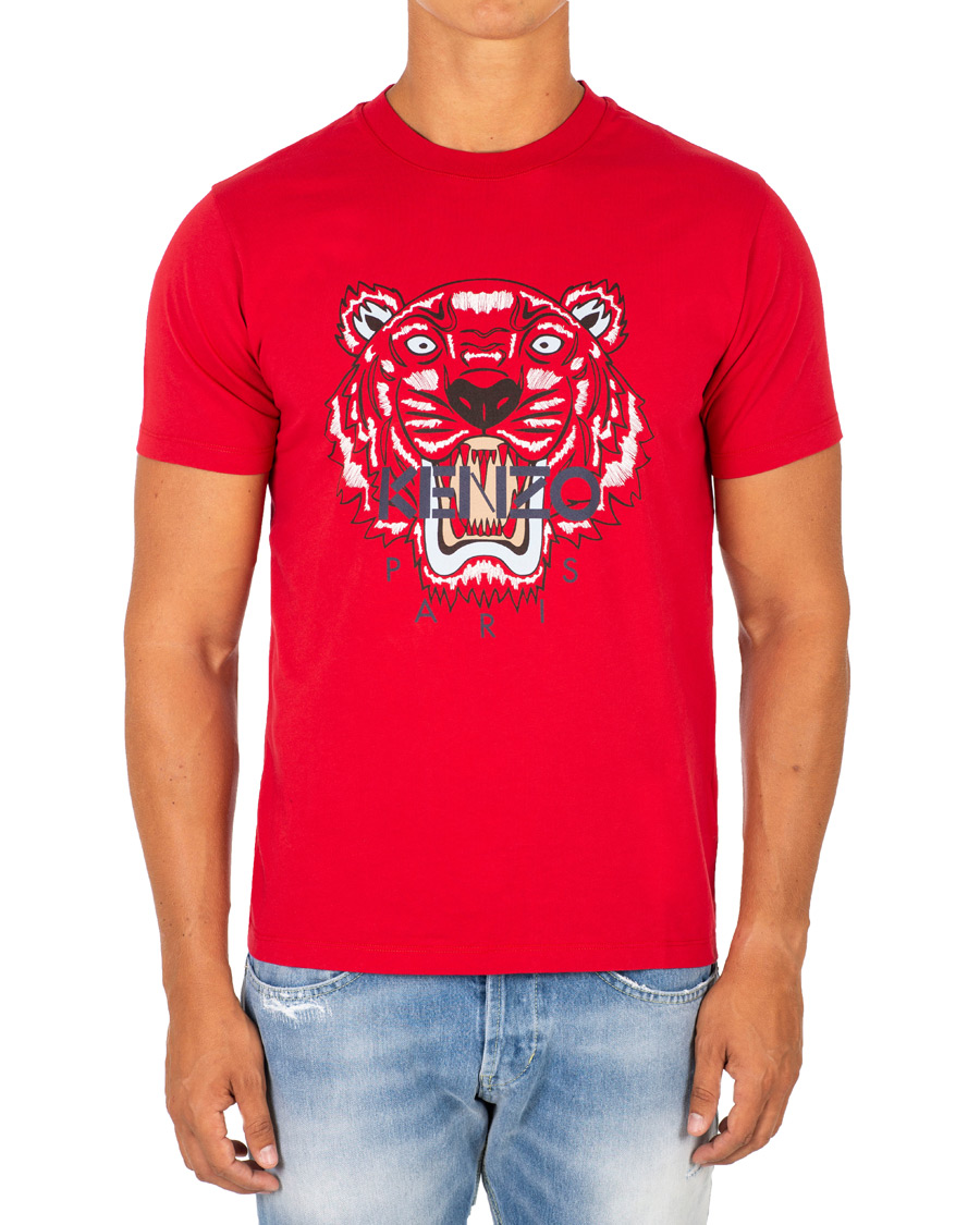 Herre | T-Shirts | KENZO | Tiger T-shirt Red